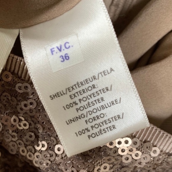 NWT Ann Taylor Rose Gold Sequin A-Line Skirt - Picture 4 of 4